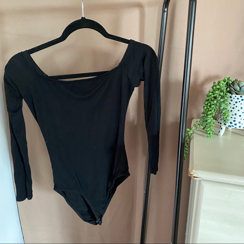 Nastygal black bodysuit - one piece